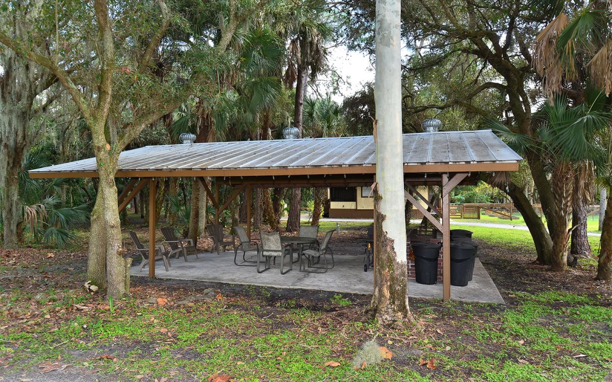 Covered Barbeque Area